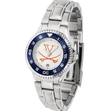 Virginia Cavaliers Ladies Stainless Steel Watch