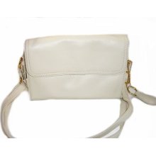 W445 Giani Bernini 'nappa' Bone Organizer Shoulder/cross Body Handbag Purse