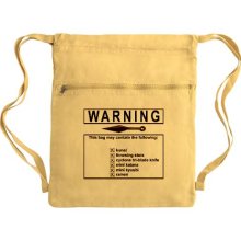 Warning! Kunai bag