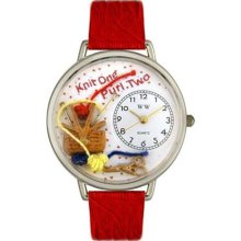 Whimsical Watches U0410003 Knitting Watch in Silver (Unisex) ...