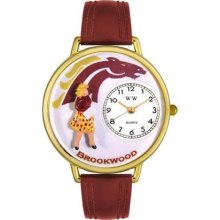 Whimsical Watches Unisex Female Teacher Fundraising Gold Watch Watch