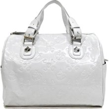 White Olive Oylâ„¢ Embossed Monogram Satchel