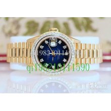 Wholesale 18k President Ladies Diamond Dial/bezel