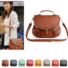 Women Girl Korea Style Handbags Cross Shoulder Bags Leather Bag Body Tote S5