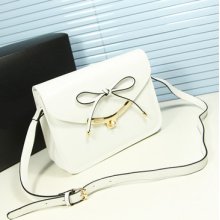 Women Summer Bowknot Tote Evening Party Purse Clutch Crossbody Shoulder Hand Bag