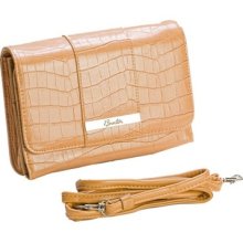 Women Tan Buxton Mini Everglades Clutch Wallet Cross Body Detachable Strap Bag