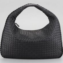 Women's Bottega Veneta Medium Veneta Hobo Bag, Black