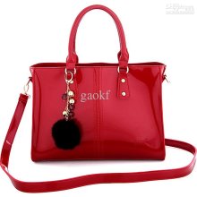 Womens' Bright Pu Leather Handbag Dress Evening Shoulder Bags Organi