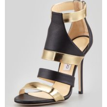 Women's Jimmy Choo Besso Mixed-Leather Sandal