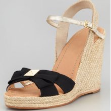 Women's kate spade new york carmelita bow espadrille wedge sandal