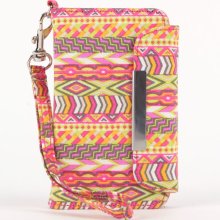 Womens Kirra Scarves - Tribal iPhone Wristlet - Pink - NOSZ SIZE