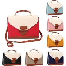 Womens Lady Satchel Shoulder Tote Handbag Basic Cross Bag