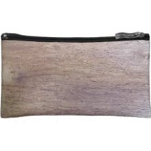 Wood Surfaced Texture Cosmetic Bag