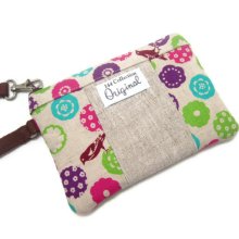 Wristlet Wallet - Echino Bonbon Rawson Wristlet, Zipper Wallet