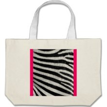 Zebra Print Impulse Tote Bags