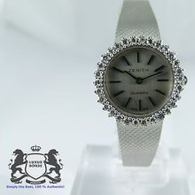 Zenith 18 Karat White Gold Ladies Watch - 0.62ct Diamonds (incl. Certificate)