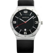 12739-402 Bering Time Mens Black Mesh Watch