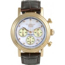 150583DM Krug Baumen Enterprise Diamond Champagne-Gold Dial