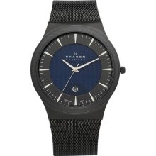 234XXLTBN Skagen Mens Titanium Mesh Watch