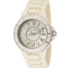 a_line Watches Women's Marina Beige Dial Beige Ceramic Beige Ceramic B