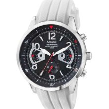 Accurist Men's Acctiv White Strap Chronograph MS920BW Watch