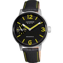 Akribos XXIV Men's Mechanical Strap Watch (Akribos XXIV men's mechanical watch.)