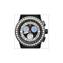 Aqua Master Power 8.00 ct Diamond Black Watch 0800