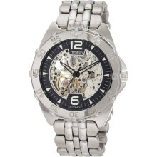 Armitron 20/4768SVSV Men's Automatic Silver-Tone and Black Accented Dress Watch