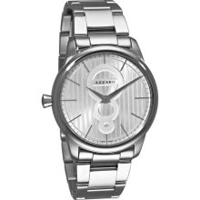 Azzaro Men's 'Legend' Stainless Steel Silver Dial Watch