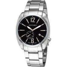 Azzaro Men's 'Seventies' Black Dial Small Second