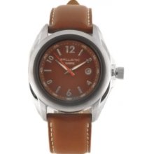 Ballistic Bws102 Mens Brown Steel Watch Rrp Â£79