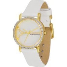 BCBG Maxazria Women's Soleil White Watch #BG6245