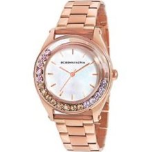 BCBGMAXAZRIA Starry Night Multicolor Crystals Women's watch