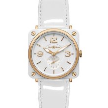 Bell & Ross BR-S Ceramic White Dial & Gold