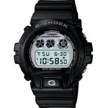 Black casio g-shock metalic dial watch dw6900hm-1