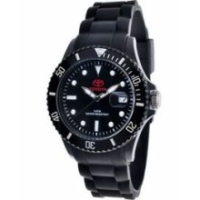 Black Chillwatch Analog W/ Date Movement/ 50m Water Resistant