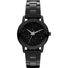 Black Glitz Dial Watch