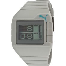 Bnib Special Series Puma Pu910861003 Jet Sleek Light Grey Men's Digital Watch