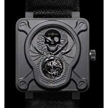 BR01 Tourbillon Airborne (Titanium / Carbon Fiber DLC / Shagreen Strap)