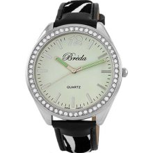 Breda Women's Diamond Watch in White / Zebra