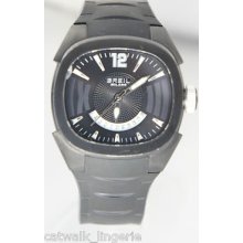 Breil Milano Eros Quartz Stainless Steel Bw0313 Black Out Men's Watch