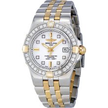 Breitling Galactic 30 Diamond Two-tone Ladies Watch B71340LA-A714TT