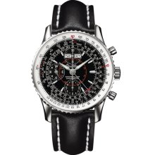 Breitling Men's Montbrillant Datora Black Dial Watch A2133012.B571.435x