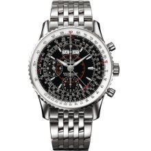 Breitling Men's Montbrillant Datora Black Dial Watch a2133012.b571.441a