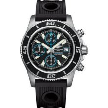 Breitling Superocean Chronograph II Abyss Blue A1334102/BA83-leather-brown-tang
