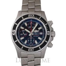 Breitling SuperOcean Chronograph II Men's Stainless Steel Watch Abyss Red - A1334102/BA81