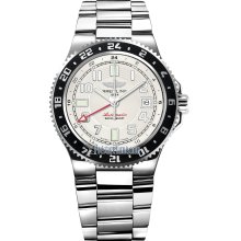Breitling Superocean GMT Mens Automatic Watch A3238011-G740SS