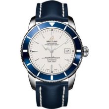 Breitling Superocean Heritage 42 Leather Strap A1732116/G717-leather-blue-deployant