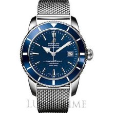 Breitling SuperOcean Heritage 42 Men's Stainless Steel Watch Blue - A1732116/C832