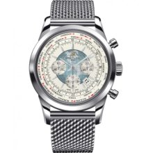 Breitling Transocean Chronograph Unitime AB0510U0-A732 SS